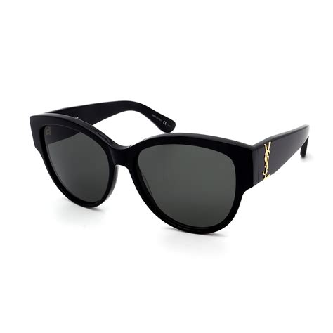 ysl black round sunglasses|saint laurent sunglasses on sale.